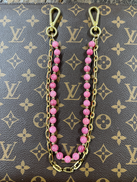 LAV x JForks Pink Jade Chain