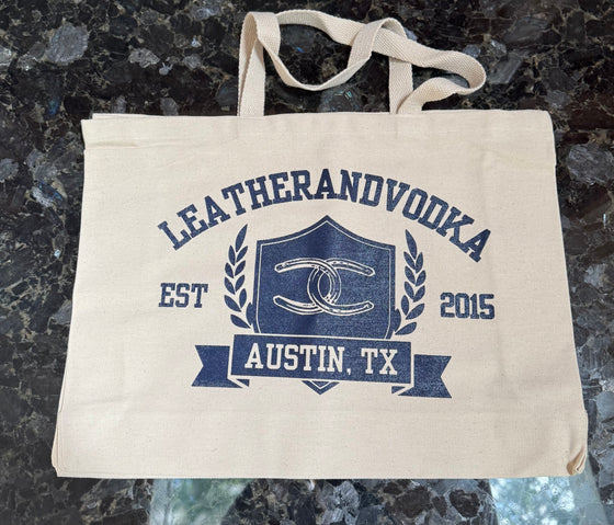 Bundle - Limited Edition Leatherandvodka Twill Cotton Tote Bag