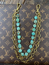 LAV x JForks Kingman Coin Beaded 3 strand Chain