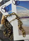 LAV x JForks Black Enamel Chain