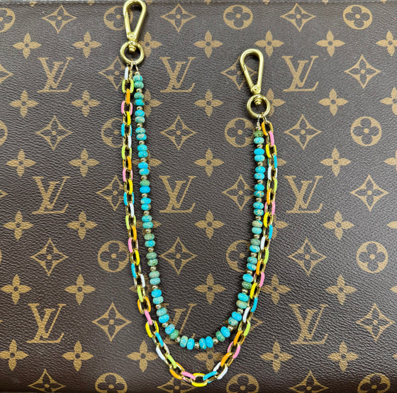 LAV x JForks Imperial Jasper Beaded Multicolor Chain