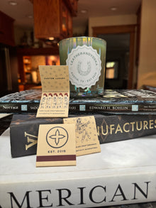  Wyatt Vannin x LAV Exclusive Coconut Oil Candle with Limited Edition Cowgirl Matchbooks