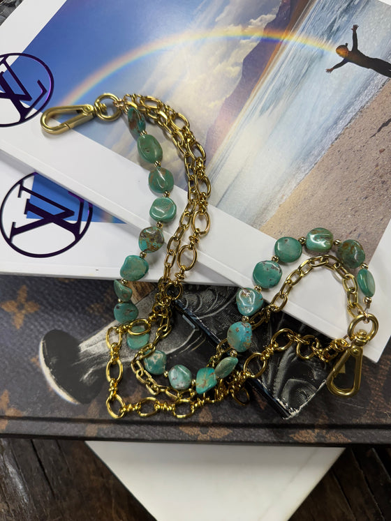 LAV x JForks Kingman Coin Beaded 3 strand Chain