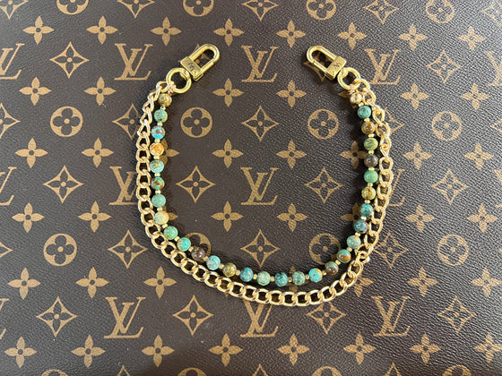 Turquoise AFC X LAV Beaded Chain