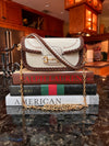 LAV Original Horsebit 1955 Small Shoulder Bag Chocolate Braided w/Smile Pocket Stitching